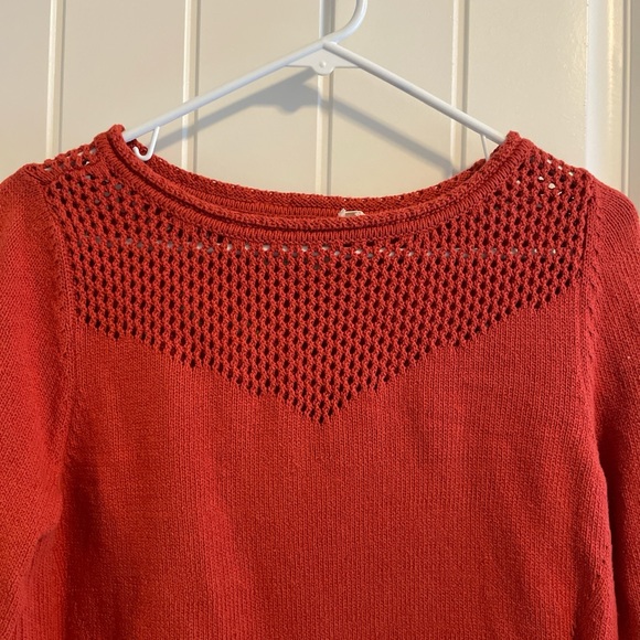 Field Flower Women’s Orange Sweater - Picture 5 of 7